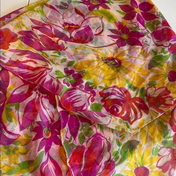 Cynthia Rowley Multicolor Floral Wrap - Picture 4 of 5